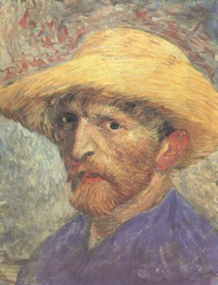 Vincent Van Gogh Self-Portrait with Straw Hat (nn04)